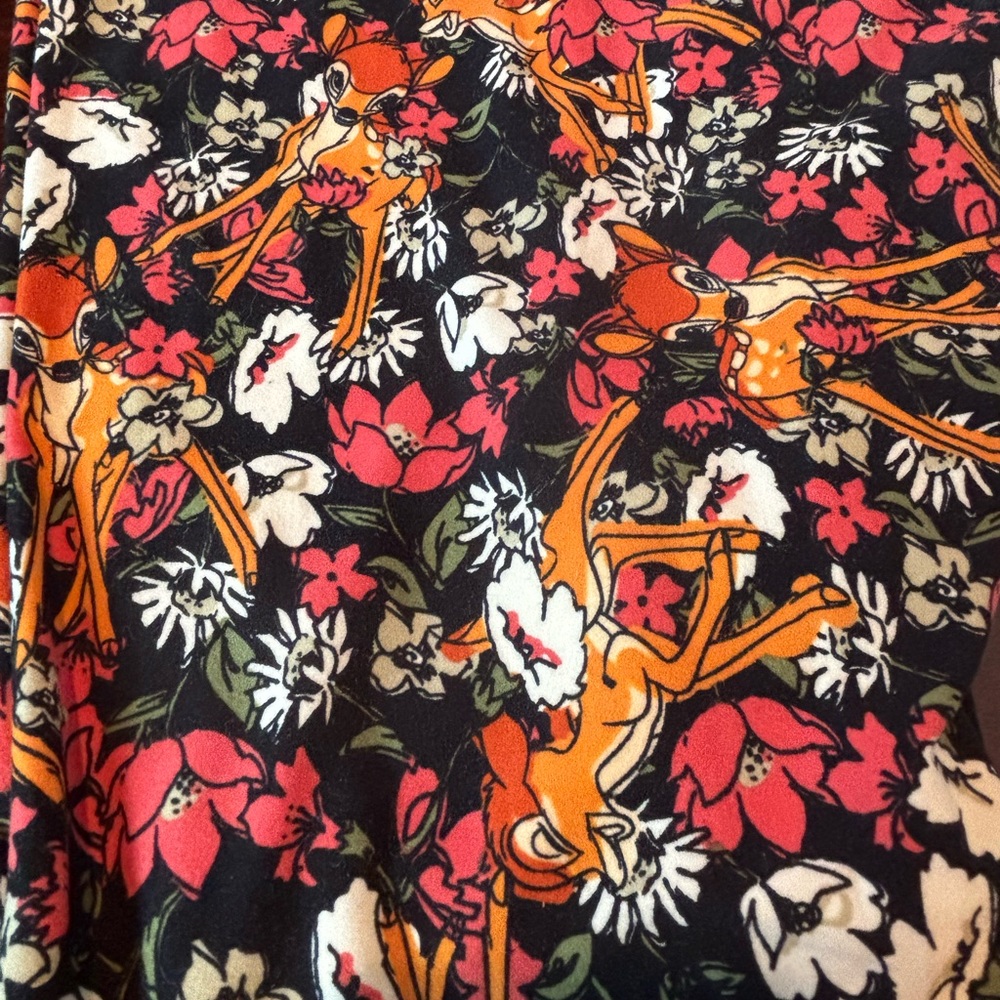LuLaRoe Leggings Lot of 6 Cartoon & Disney Style Character Prints. Size 12* - Picture 7 of 10
